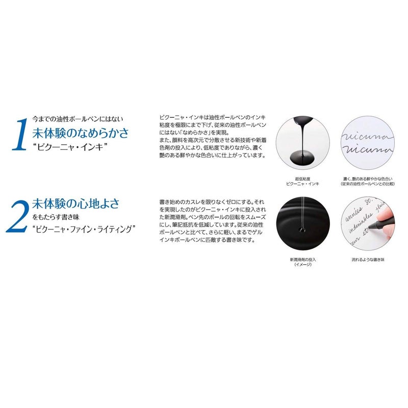 Pentel Vicua EX XBXW1375C Multifunction Ballpoint Pen, Blue - Image 5